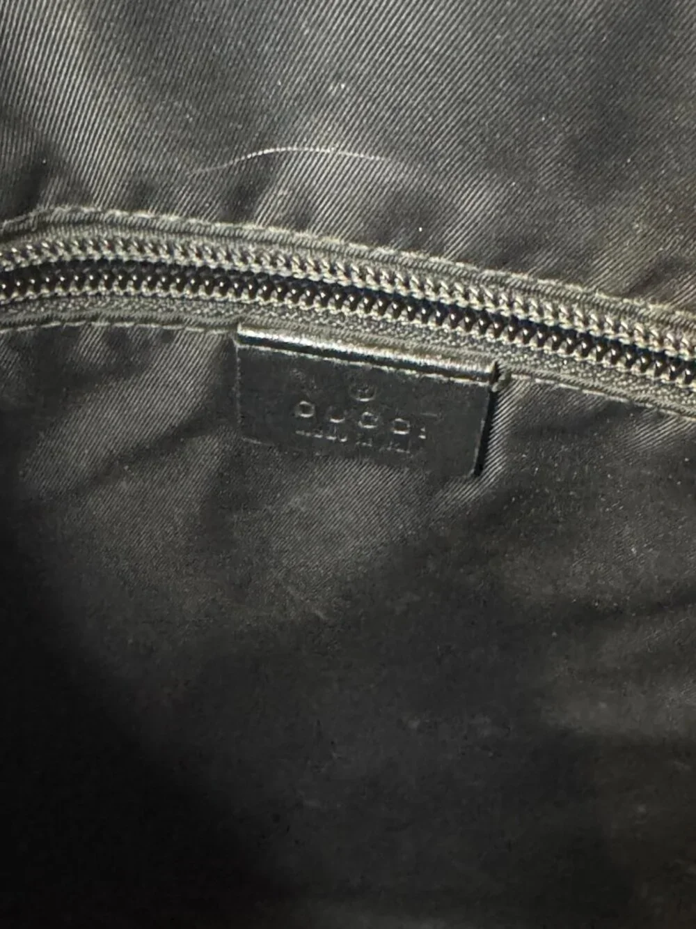 Gucci GG Supreme Web Crossbody Messenger Bag Beige Ebony - Picture 6 of 6